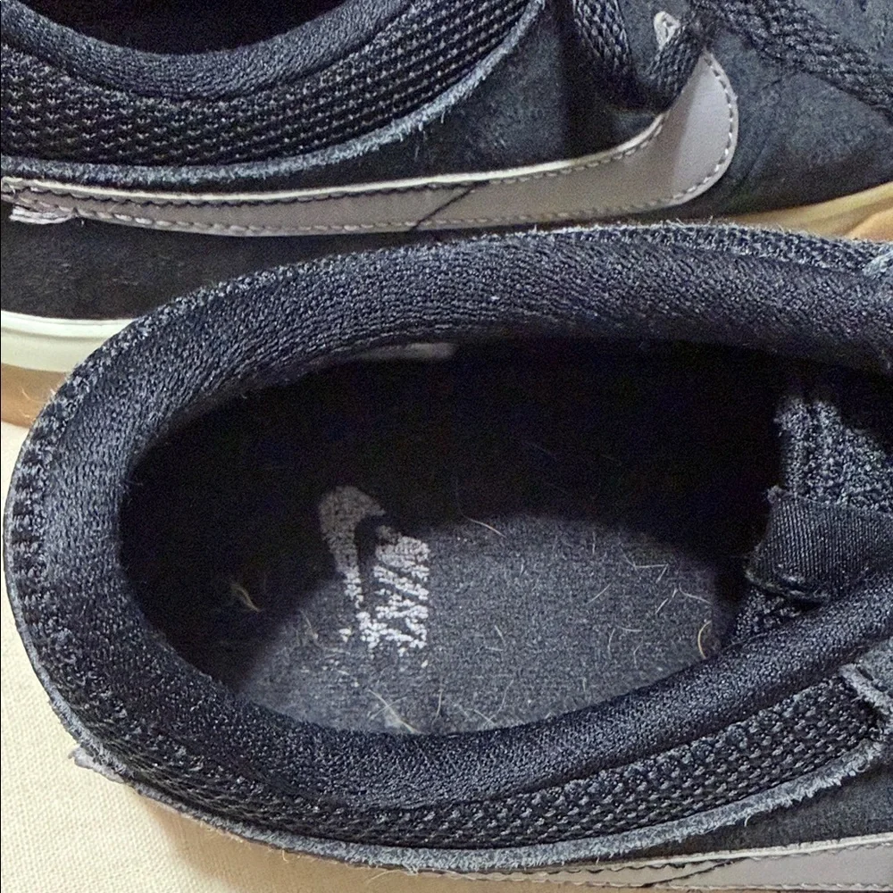 Nike SB Koston Hypervulc Black & Gray Skater Sneakers, Kid Size 4.5. Skateboard.